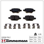 ZIMMERMANN Piduriklotsi komplekt,  ketaspidur 22930.170.2