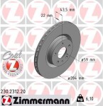 ZIMMERMANN Piduriketas COAT Z 230.2312.20