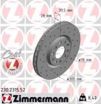 ZIMMERMANN Piduriketas SPORT Z 230.2315.52