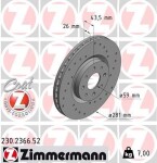 ZIMMERMANN Piduriketas SPORT Z 230.2366.52