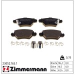 ZIMMERMANN Piduriklotsi komplekt,  ketaspidur 23052.165.1