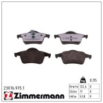 ZIMMERMANN Piduriklotsi komplekt,  ketaspidur rd:z 23076.975.1