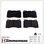 ZIMMERMANN Piduriklotsi komplekt,  ketaspidur 23092.155.1