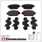 ZIMMERMANN Piduriklotsi komplekt,  ketaspidur 23094.165.2