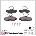 ZIMMERMANN Piduriklotsi komplekt,  ketaspidur 23124.190.1