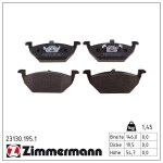 ZIMMERMANN Piduriklotsi komplekt,  ketaspidur 23130.195.1
