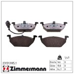 ZIMMERMANN Piduriklotsi komplekt,  ketaspidur rd:z 23131.995.1