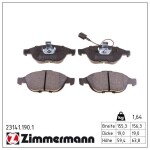ZIMMERMANN Piduriklotsi komplekt,  ketaspidur 23141.190.1