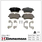 ZIMMERMANN Piduriklotsi komplekt,  ketaspidur 23144.195.1