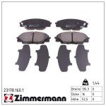 ZIMMERMANN Piduriklotsi komplekt,  ketaspidur 23178.160.1