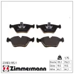 ZIMMERMANN Piduriklotsi komplekt,  ketaspidur 23183.195.1