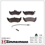 ZIMMERMANN Piduriklotsi komplekt,  ketaspidur 23190.165.2