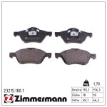 ZIMMERMANN Piduriklotsi komplekt,  ketaspidur 23215.180.1
