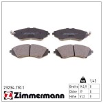 ZIMMERMANN Piduriklotsi komplekt,  ketaspidur 23234.170.1