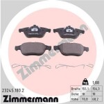 ZIMMERMANN Piduriklotsi komplekt,  ketaspidur 23245.180.2