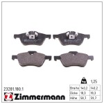 ZIMMERMANN Piduriklotsi komplekt,  ketaspidur 23281.180.1