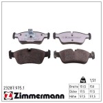 ZIMMERMANN Piduriklotsi komplekt,  ketaspidur rd:z 23287.975.1