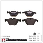 ZIMMERMANN  Piduriklotsi komplekt,ketaspidur pb:z 23312.200.9
