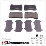 ZIMMERMANN  Piduriklotsi komplekt,ketaspidur 23325.160.1