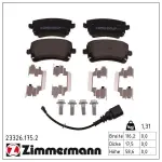 ZIMMERMANN  Piduriklotsi komplekt,ketaspidur 23326.175.2