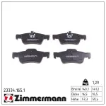 ZIMMERMANN Piduriklotsi komplekt,  ketaspidur 23334.165.1