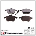 ZIMMERMANN  Piduriklotsi komplekt,ketaspidur rd:z 23392.900.1