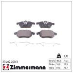 ZIMMERMANN Piduriklotsi komplekt,  ketaspidur 23402.200.3