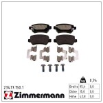 ZIMMERMANN Piduriklotsi komplekt,  ketaspidur 23417.150.1