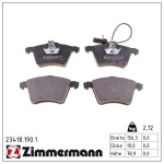 ZIMMERMANN Piduriklotsi komplekt,  ketaspidur 23418.190.1