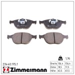ZIMMERMANN Piduriklotsi komplekt,  ketaspidur 23440.175.1