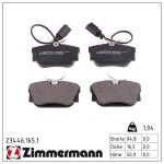 ZIMMERMANN Piduriklotsi komplekt,  ketaspidur 23446.165.1