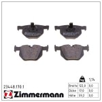 ZIMMERMANN  Piduriklotsi komplekt,ketaspidur 23448.170.1