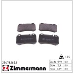 ZIMMERMANN  Piduriklotsi komplekt,ketaspidur 23478.165.1