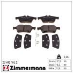 ZIMMERMANN Piduriklotsi komplekt,  ketaspidur 23482.165.2