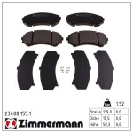 ZIMMERMANN Piduriklotsi komplekt,  ketaspidur 23488.155.1