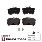 ZIMMERMANN Piduriklotsi komplekt,  ketaspidur 23527.150.1