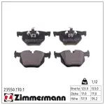 ZIMMERMANN  Piduriklotsi komplekt,ketaspidur 23550.170.1