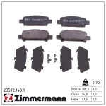 ZIMMERMANN Piduriklotsi komplekt,  ketaspidur 23572.140.1