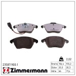 ZIMMERMANN Piduriklotsi komplekt,  ketaspidur rd:z 23587.900.1