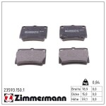 ZIMMERMANN Piduriklotsi komplekt,  ketaspidur 23593.150.1