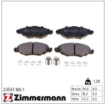 ZIMMERMANN Piduriklotsi komplekt,  ketaspidur 23597.180.1