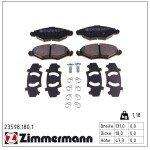 ZIMMERMANN Piduriklotsi komplekt,  ketaspidur 23598.180.1