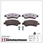 ZIMMERMANN Piduriklotsi komplekt,  ketaspidur rd:z 23599.990.1