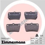 ZIMMERMANN Piduriklotsi komplekt,  ketaspidur 23656.140.1