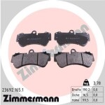 ZIMMERMANN Piduriklotsi komplekt,  ketaspidur 23692.165.1