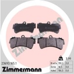 ZIMMERMANN Piduriklotsi komplekt,  ketaspidur 23693.165.1