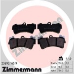 ZIMMERMANN Piduriklotsi komplekt,  ketaspidur pb:z 23693.165.9