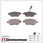 ZIMMERMANN Piduriklotsi komplekt,  ketaspidur 23708.190.1