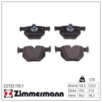 ZIMMERMANN  Piduriklotsi komplekt,ketaspidur 23732.170.1
