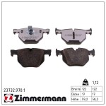 ZIMMERMANN Piduriklotsi komplekt,  ketaspidur rd:z 23732.970.1